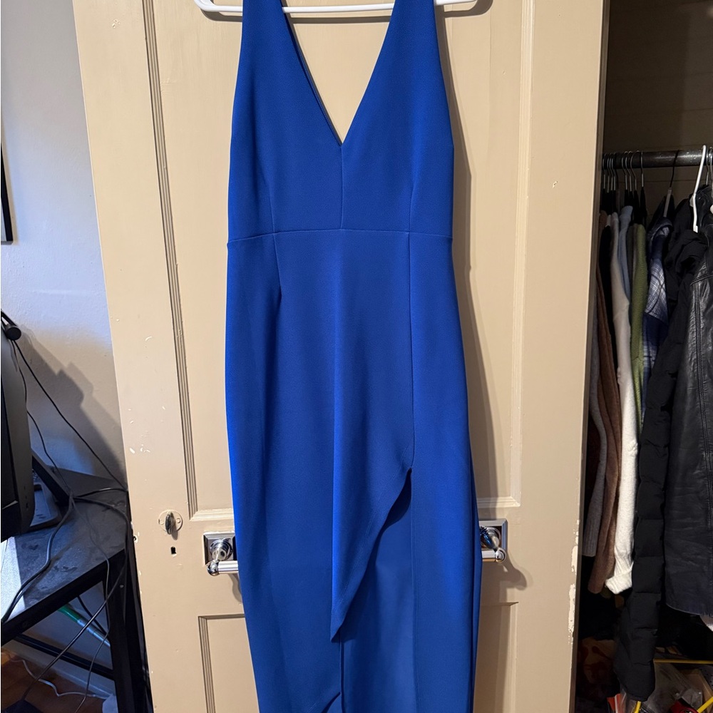 Abercrombie V neck blue dress